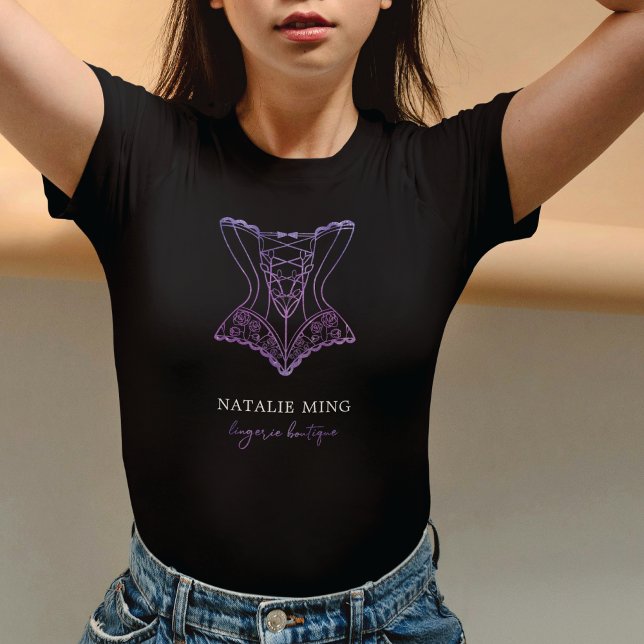 Lingerie Boutique Logotyp T-Shirt (Skapare uppladdad)