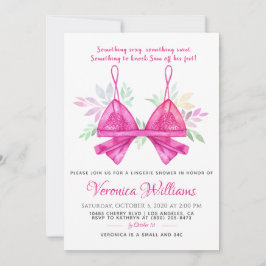 Lingerie Inbjudningskort för möhippan