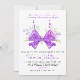 Lingerie Inbjudningskort för möhippan