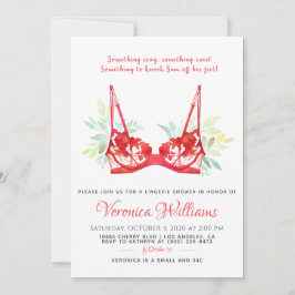 Lingerie Inbjudningskort för möhippan