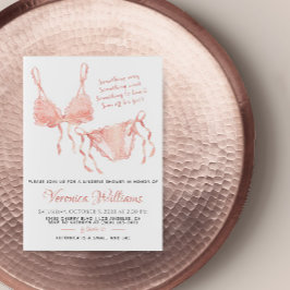 Lingerie  Inbjudningskort för möhippan