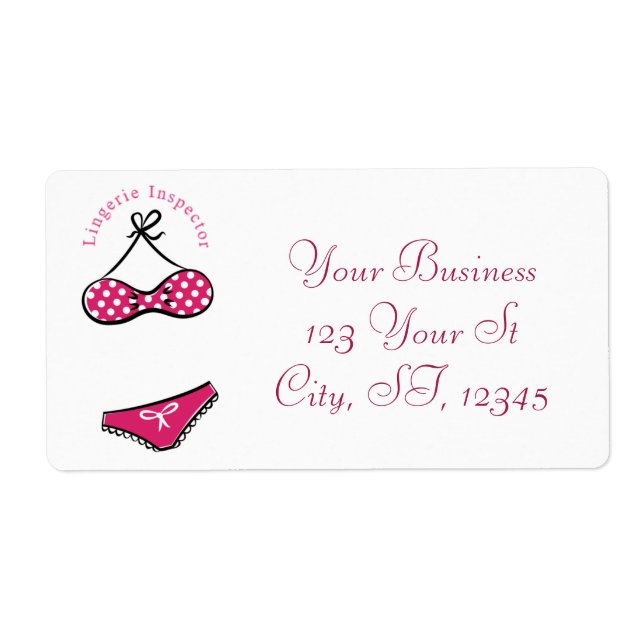 Lingerie Inspection Thunder_Cove Fraktsedel (Framsidan)