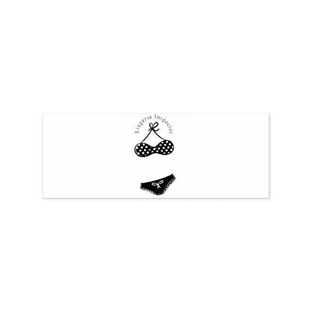 Lingerie Inspection Thunder_Cove Stämpel (Tryck)