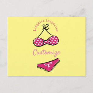 Lingerie Inspection Thunder_Cove Vykort