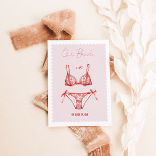 Lingerie Möhippa Bachelorette Storlekt kort