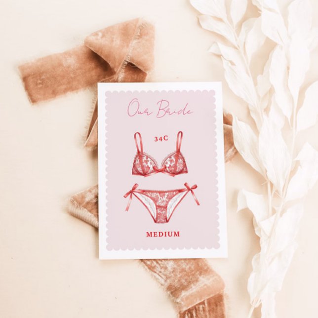 Lingerie Möhippa Bachelorette Storlekt kort (Skapare uppladdad)