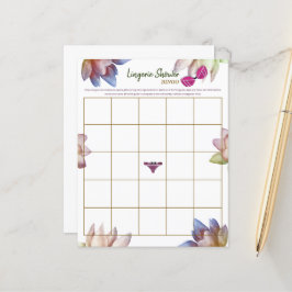 Lingerie Möhippa Bingo Game Papprare Lakan