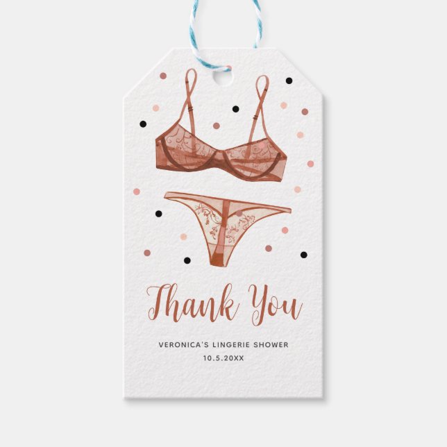 Lingerie  Möhippa Presentetikett (Framsidan)