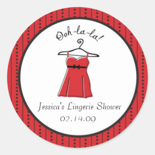 Lingerie Möhippa Stickers Runt Klistermärke