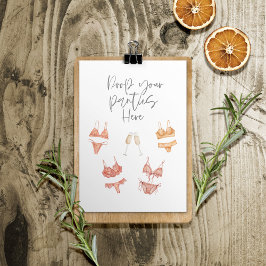 Lingerie släpper trosor här i modern tid poster