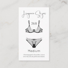 Lingerie-storlekar Modern Möhippa Tilläggskort