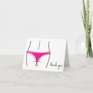 Lingerie - tackkort