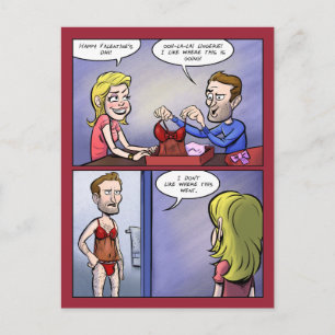 Lingerie Valentine Helg Vykort