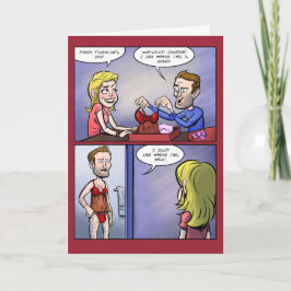 Lingerie Valentine Helgkort