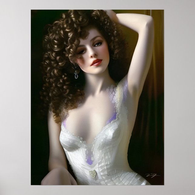 Lingeriemodell Poster (Framsidan)