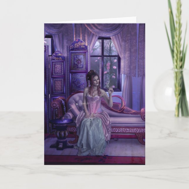 Lingering Dream-hälsningskort Kort (Framsida)