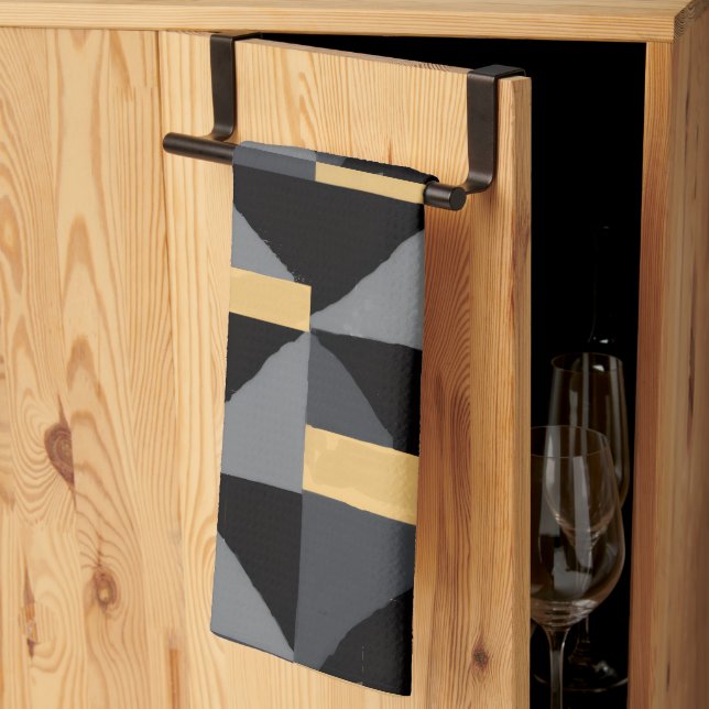 Linges de cuisine Torchon Géométrie Moderne Kökshandduk (Thirds Fold)