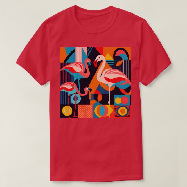Lingo Flamingo TShirt T Shirt (Design framsida)