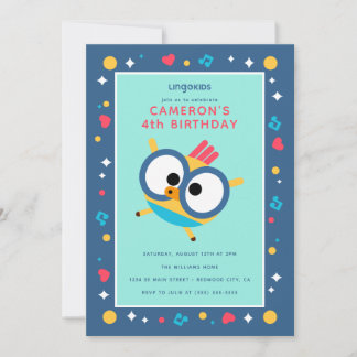 Lingokids Birthday med Billy Inbjudningar