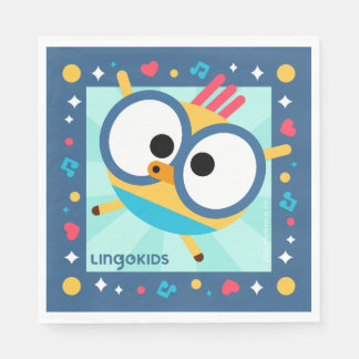 Lingokids Party Paper Napkins with Billy Pappersservett