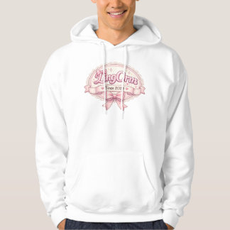 LingOrm Sedan 2024 Coquette Bandmärke Hoodie