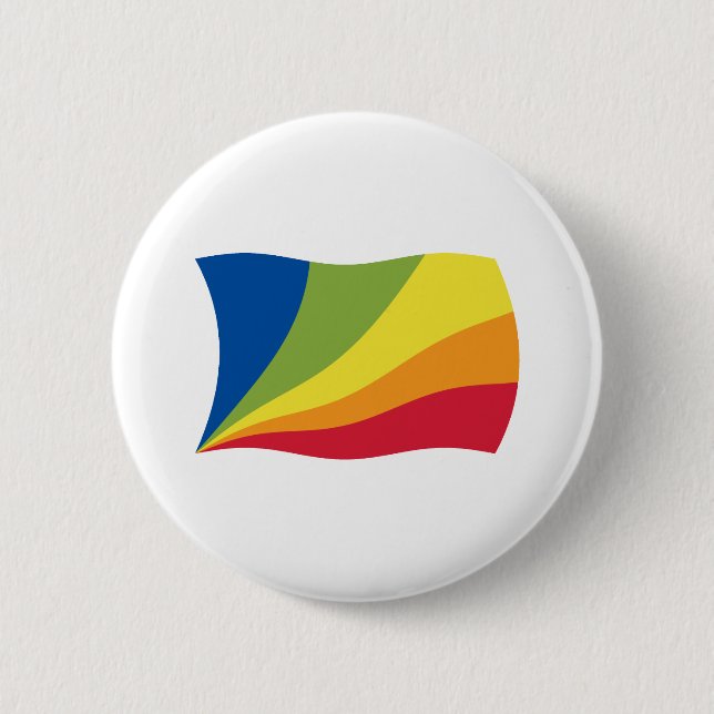 Lingua Franca Nova Flagga Button Knapp (Framsida)