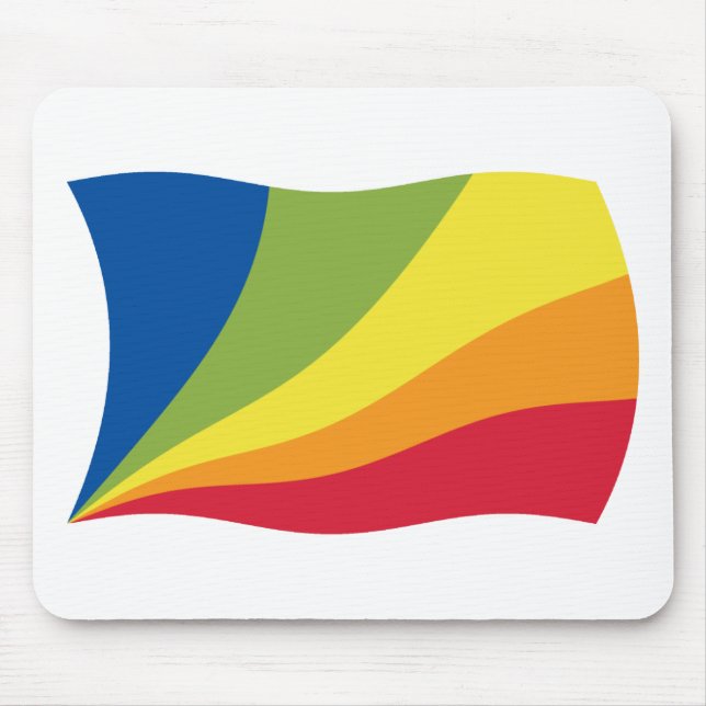 Lingua Franca Nova Flagga Mousepad Musmatta (Framsidan)