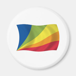 Lingua Franca Nova Flaggmagnet Magnet