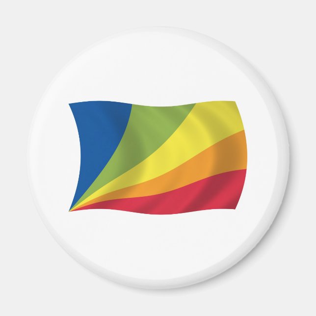 Lingua Franca Nova Flaggmagnet Magnet (Framsidan)