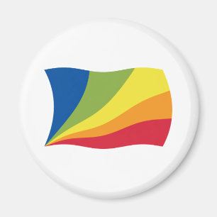Lingua Franca Nova Flaggmagnet Magnet