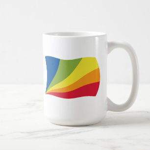 Lingua Franca Nova Kopp med Flagga