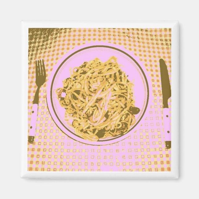 Linguine Pasta Magnet (Framsidan)