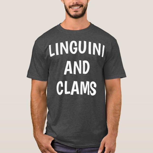 Linguini och clams t shirt (Framsida)