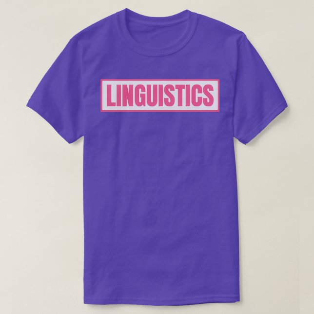 Linguistics T Shirt (Design framsida)