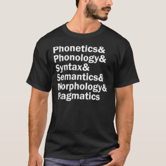 Linguistics White-områden T Shirt