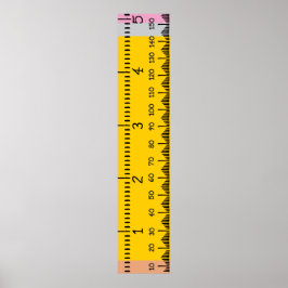 Linjal för humana tillväxtdiagram | Utskriftstillv Poster