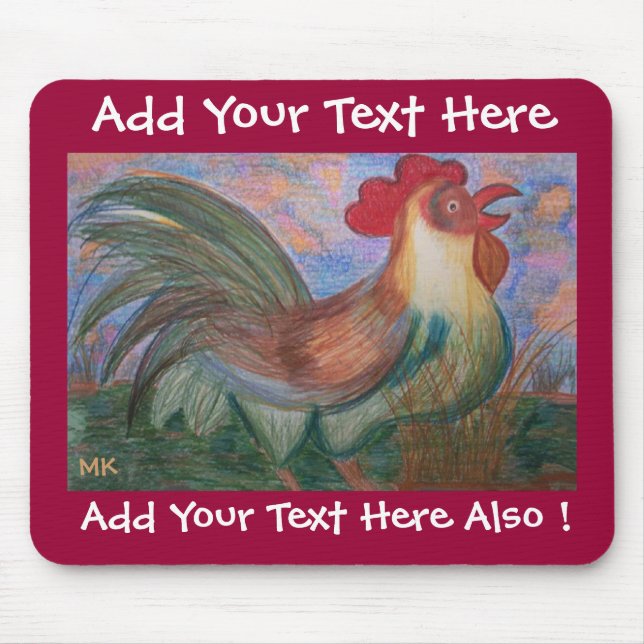 Linjal för Roost-mallen Musmatta (Framsidan)