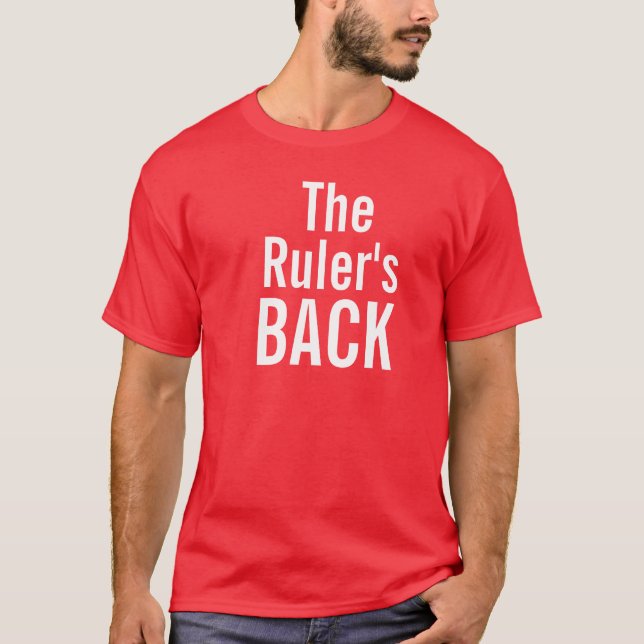 Linjalens baksida tee shirt (Framsida)