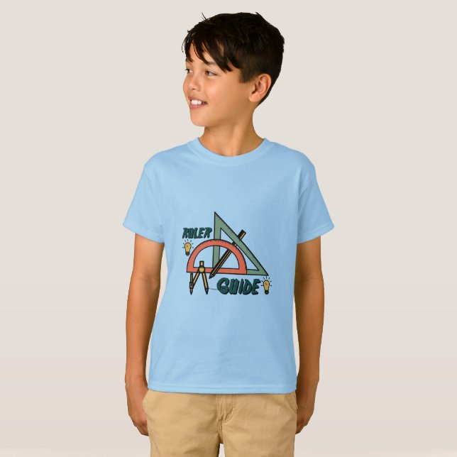 Linjalguide, högskola t shirt (Hel framsida)