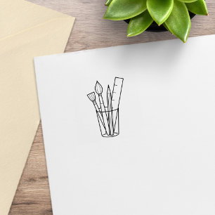 Linjalnätaggregat för pennans linjaler för konstnä stämpel