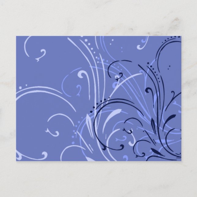 Linjär dansvykort vykort (Framsida)