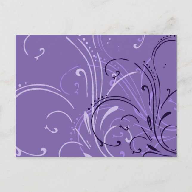 Linjär dansvykort vykort (Framsida)