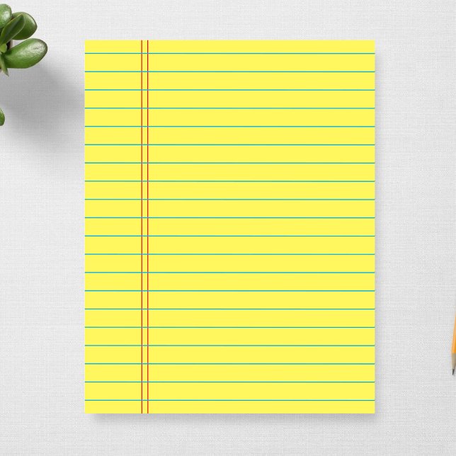 Linjär skrivning i högskolan 40 Lakan 8,5 x 11 Anteckningsblock (Skapare uppladdad)