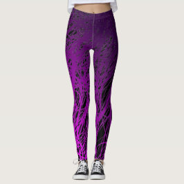 Linjära explosionlilor - damasker leggings