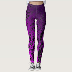 Linjära explosionlilor - damasker leggings