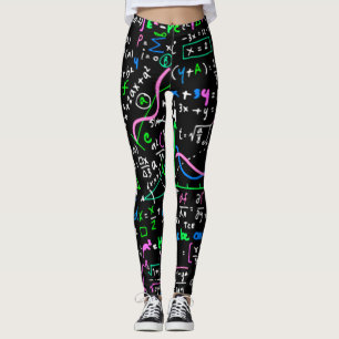 Linjära matematikutbildningskretsar för matemati leggings
