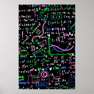 Linjära matematikutbildningskretsar för matematik poster