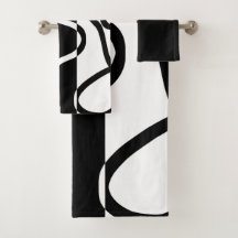 Linjärt besvär I: Abstrakt Black & White