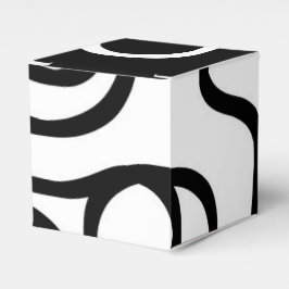 Linjärt besvär I: Abstrakt Black & White Presentaskar