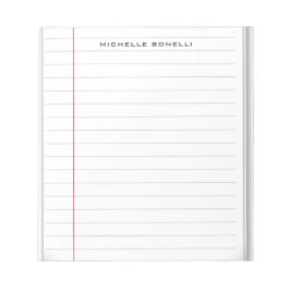 Linjärt papper professionell enkel minimalism anteckningsblock